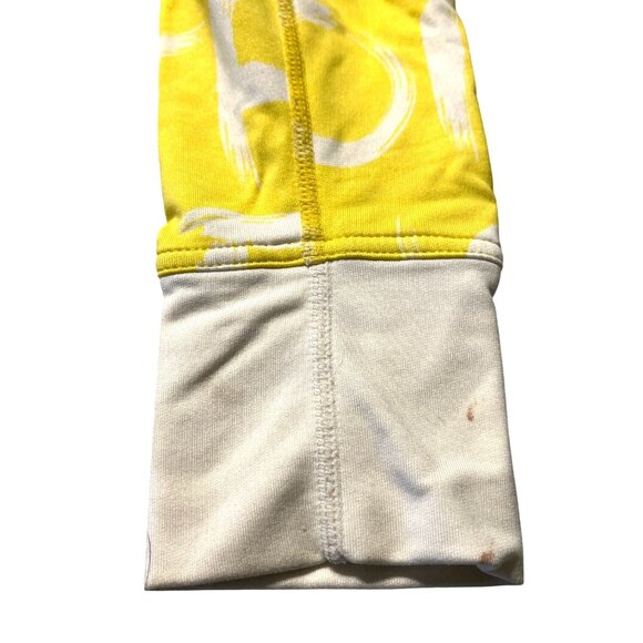 Lululemon *Rare* Victory Manifesto Yellow/White Full-Zip Athletic Jacket Size 6 - Picture 4 of 7